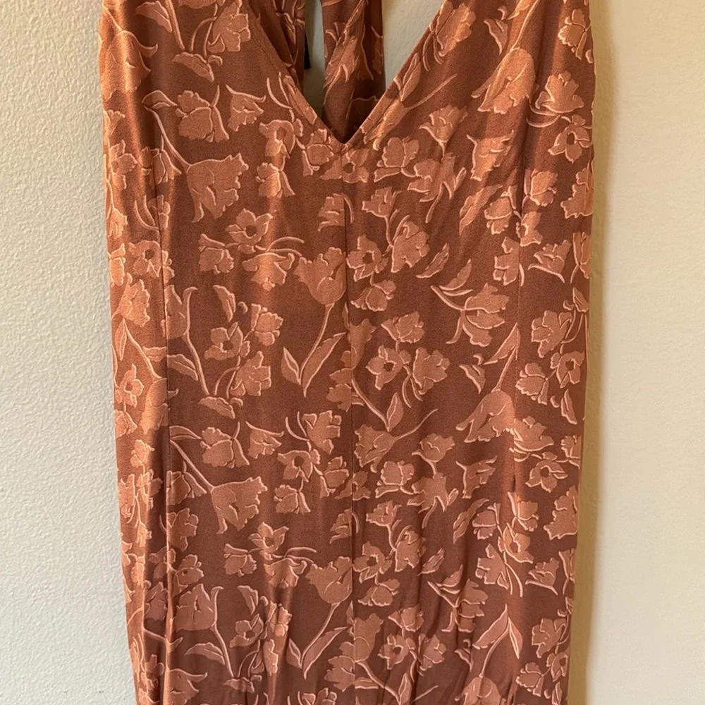 Knot Sisters Petty Jumpsuit in Sienna Tulips Pockets Women's Large Floral - Picture 6 of 16